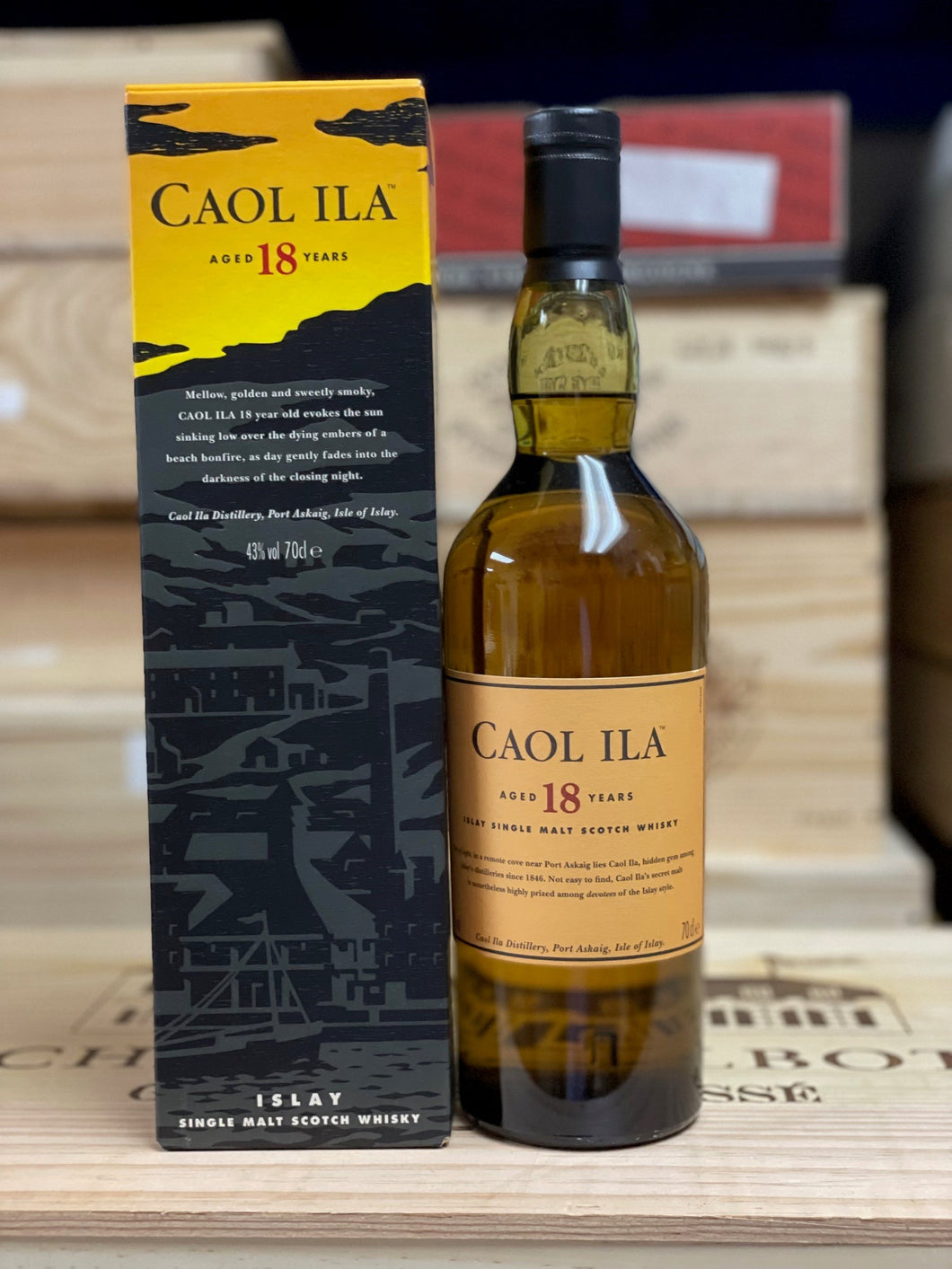 Caol Ila 18 Year Old Single Malt Scotch Whisky, Islay