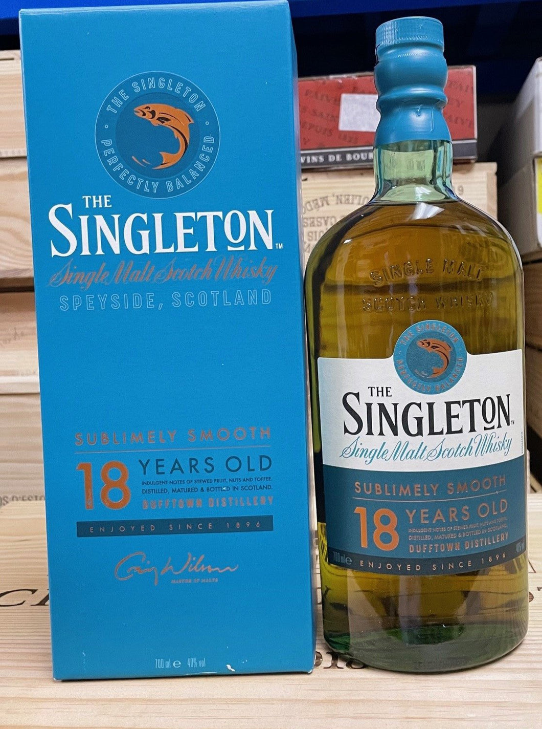 The Singleton of Dufftown 18 Year Old Single Malt Scotch Whisky Speyside, Scotland