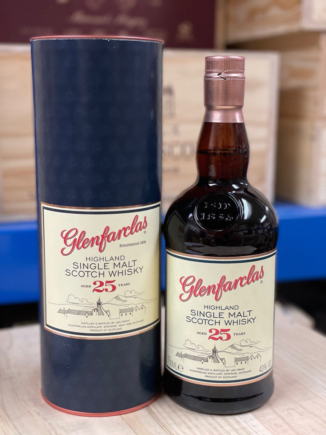 Glenfarclas 25 Year Old Single Malt Scotch Whisky Speyside, Scotland