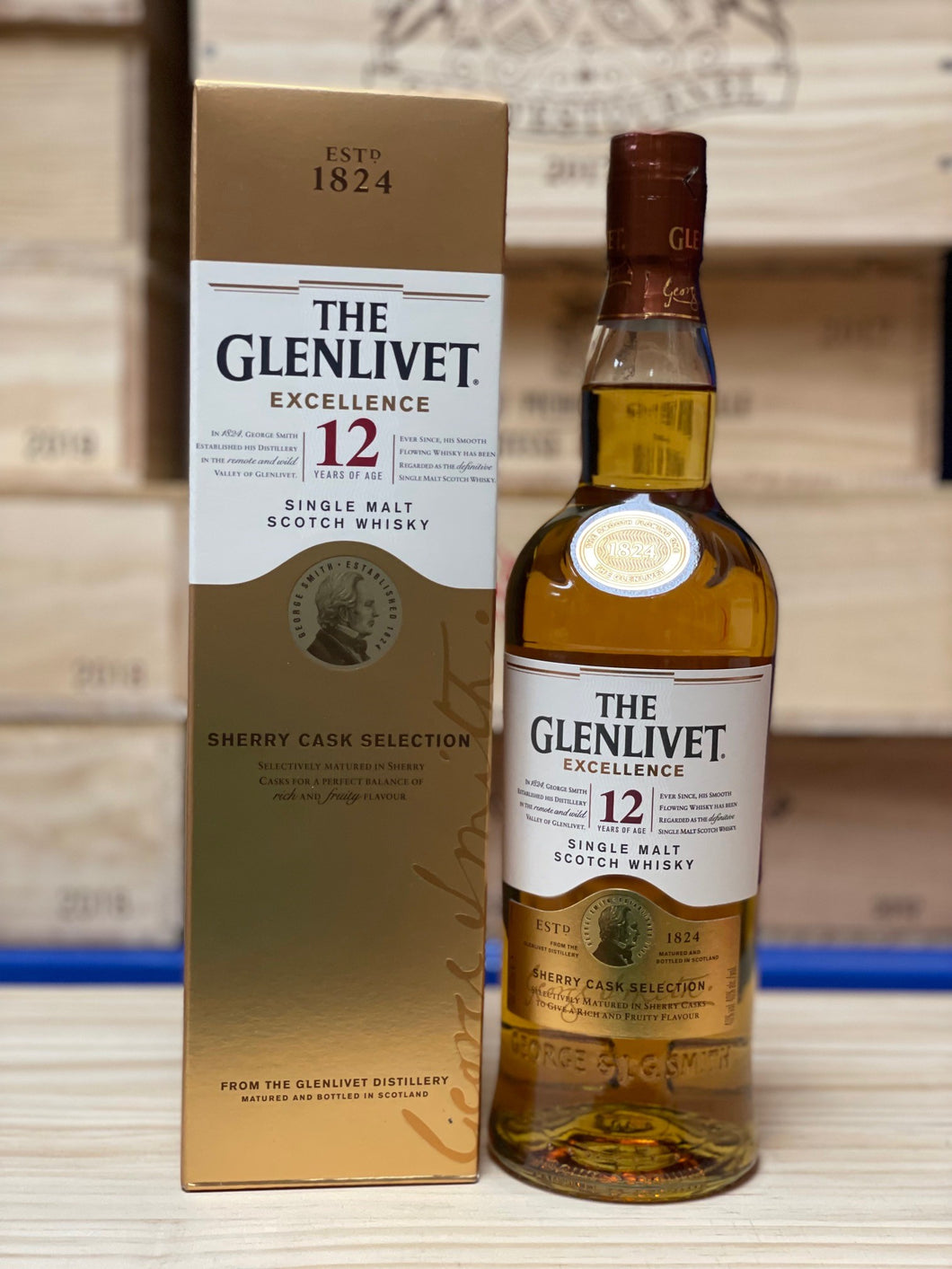 The Glenlivet Excellence 12 Year Old Single Malt Scotch Whisky, Speyside, Scotland