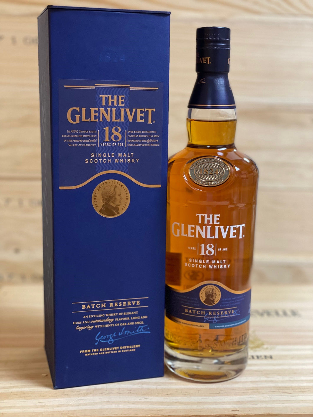 The Glenlivet 18 Years Old Single Malt Scotch Whisky, Speyside, Scotland