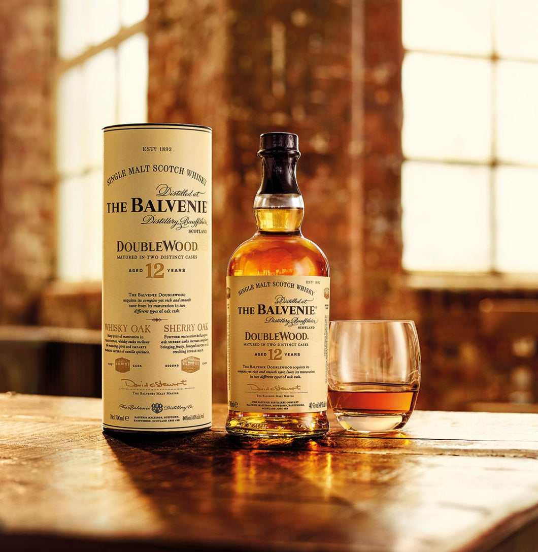 The Balvenie DoubleWood 12 Year Old Single Malt Scotch Whisky Speyside, Scotland