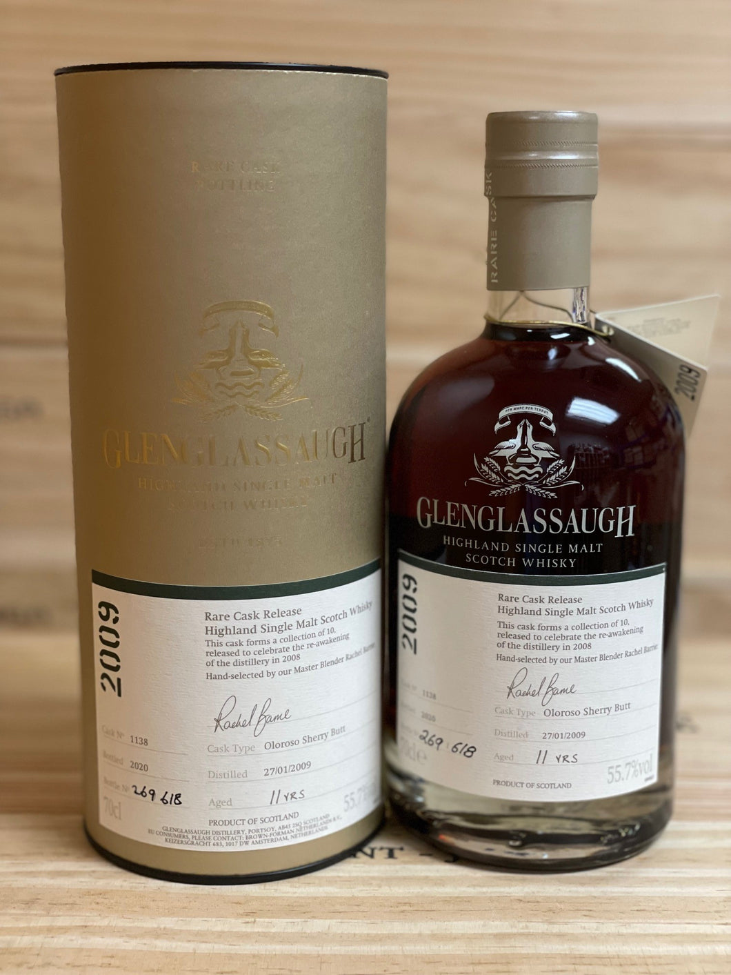 Glenglassaugh 2009 Rare Cask Release 11 Year Old Single Malt Scotch Whisky Highlands, Scotland